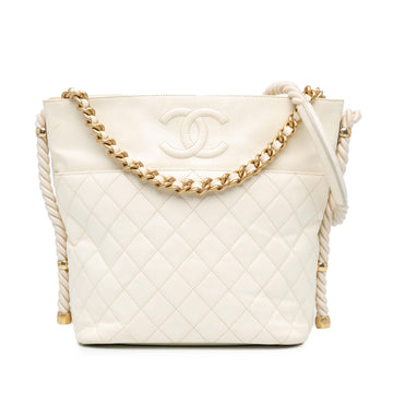 Top Quality Chanel Crumpled Calfskin En Vogue Rope Satchel (SHG-YyDuG5)