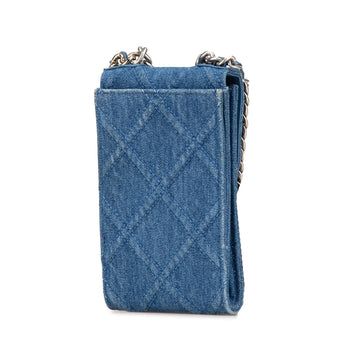 Chanel Denim 19 Phone Holder with Chain