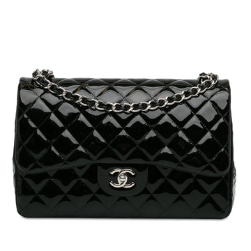 Top Quality Chanel Jumbo Classic Patent Double Flap (SHG-Emgu8N)