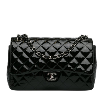 Top Quality Chanel Jumbo Classic Patent Double Flap (SHG-N1UTHV)