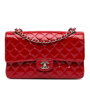 Top Quality Chanel Medium Classic Patent Double Flap (SHG-3RWLQC)