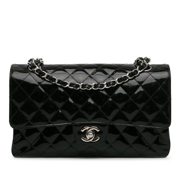 Top Quality Chanel Medium Classic Patent Double Flap (SHG-ljczdp)
