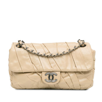Top Quality Chanel Medium Glazed Calfskin Twisted Flap (SHG-wkrXpk)