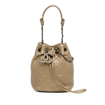 Top Quality Chanel Metallic CC Charm Bucket Bag (SHG-93xcUo)