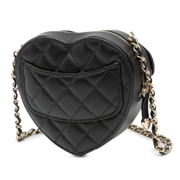Chanel Mini Lambskin CC in Love Heart Crossbody