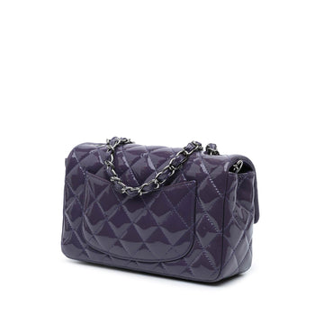 Chanel Mini Rectangular Classic Patent Single Flap