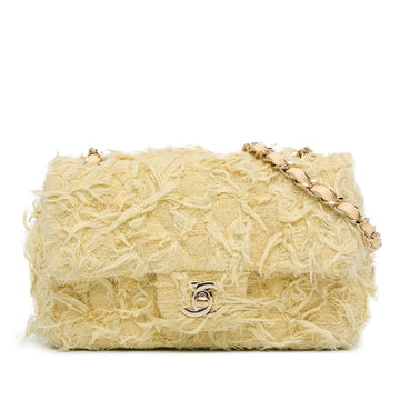 Top Quality Chanel Mini Rectangular Classic Tweed Single Flap (SHG-tWVx0M)