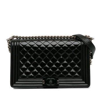 Top Quality Chanel New Medium Patent Boy Flap (SHG-qryhXJ)