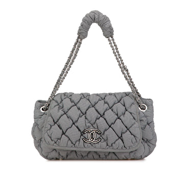 Top Quality Chanel Nylon Quilted Bubble Accordion Chain Flap (SHG-cwY1i5)