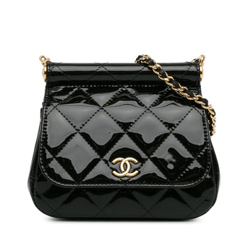 Top Quality Chanel Patent Frame Clutch Flap with Chain (SHG-kmbz5Y)