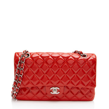 Top Quality Chanel Patent Leather Classic Medium Double Flap Bag (SHF-N0PJ3H)