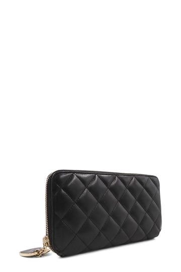 Quilted Port Bonheur Wallet Black