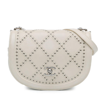 Top Quality Chanel Small Calfskin Coco Eyelets Round Flap (SHG-J36UdW)
