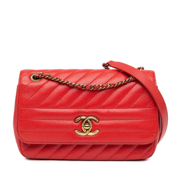 Top Quality Chanel Small Diagonal Quilted Goatskin Flap (SHG-8Yhk81)