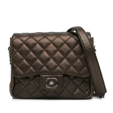Top Quality Chanel Small Metallic Goatskin Rock in Rome Flap (SHG-U8bYRV)