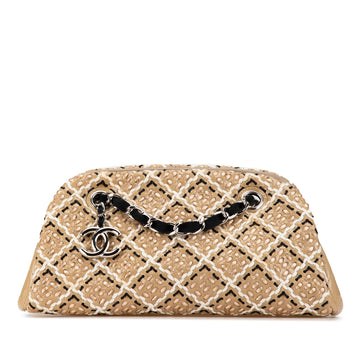 Top Quality Chanel Small Patent Stitch Just Mademoiselle Bowling Bag (SHG-GjxVAH)