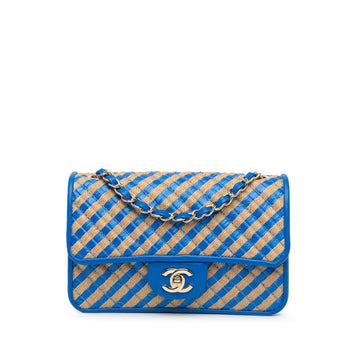 Top Quality Chanel Small Raffia and Jute Urban Jungle Single Flap (SHG-dqkeCK)
