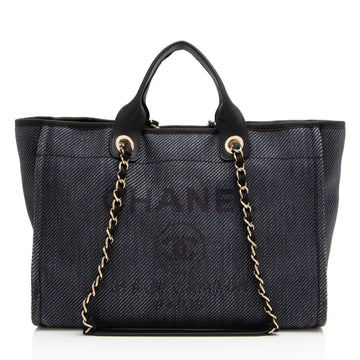 Top Quality Chanel Woven Straw Deauville Medium Tote (SHF-T0ZZuv)