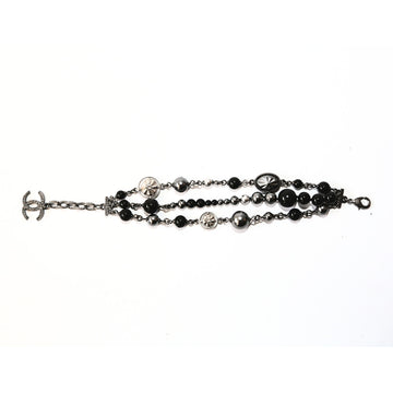 CC Charm Beaded Bracelet