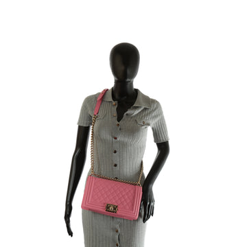 CHANEL Medium Boy Bag Quilted Leather