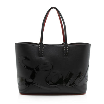 Christian Louboutin Leather Cabata Logo Tote (SHF-11905)