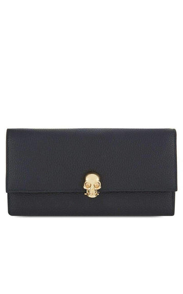 Continental Scull Leather Wallet