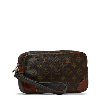 Louis Vuitton Marly Dragonne Clutch PM Monogram Leather/canvas