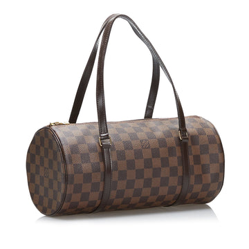 Louis Vuitton Papillon 30 Damier Ebene Leather/canvas