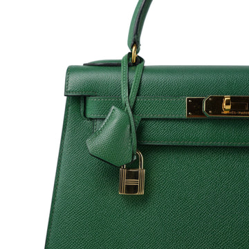 Kelly Sellier 28 Green Courchevel  (S) Stamp