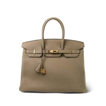 Birkin 35 Beige Marfa Togo  W Stamp