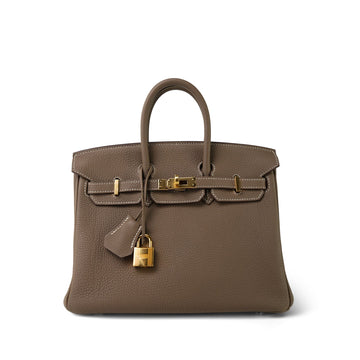Birkin 25 Etoupe Togo  D Stamp