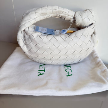 Bottega Veneta Jodie Mini White Leather Gold Hardware