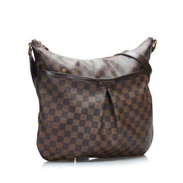 Louis Vuitton Bloomsbury GM Damier Ebene Leather/canvas