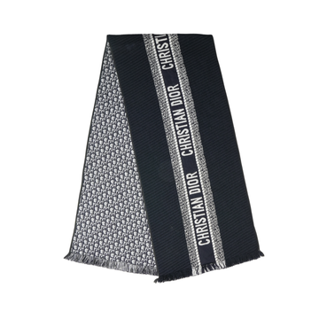Christian Dior 'Bicolor Oblique' Reversible Scarf