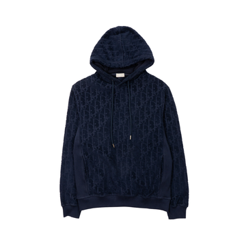 Christian Dior 'Oblique Monogram' Terry Cloth Hoodie - Men's S