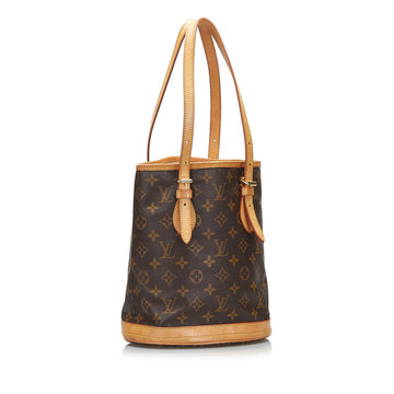 Louis Vuitton Bucket PM Monogram Leather/canvas