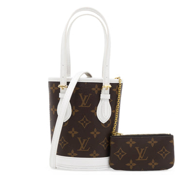 Monogram LV Match Nano Bucket New 1:1 Bags White