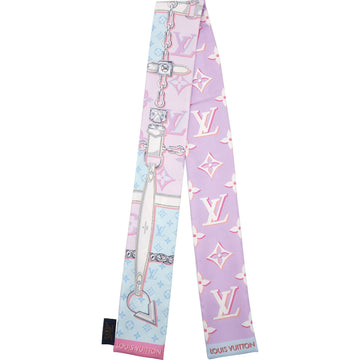 Silk Monogram Escale Confidential Bandeau Pink