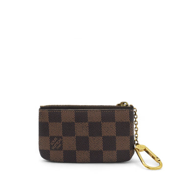 Damier Ebene Key Pouch Brown