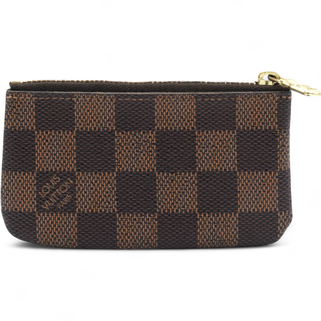 Damier Ebene Key Pouch Brown