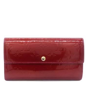 Monogram Vernis Sarah Wallet Pomme DAmour