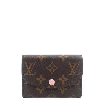 Monogram Canvas Rosalie Coin Purse Rose Ballerine