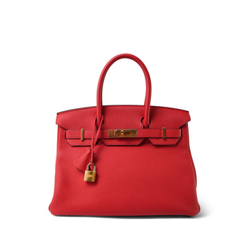 Birkin 30 Rouge de Coeur Veau Togo  D Stamp