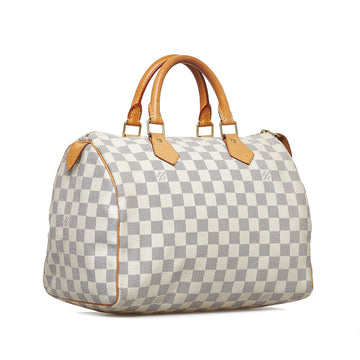 Louis Vuitton Speedy 30 Damier Azur Leather/canvas