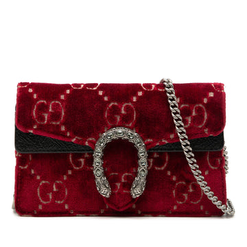 Dionysus Bag GG Velvet Super Mini