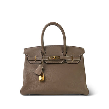 Birkin 30 Etoupe Togo  Y Stamp