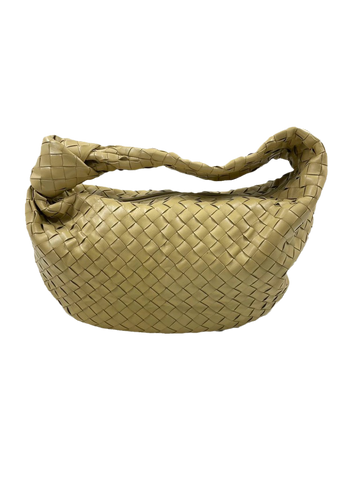 Bottega Veneta Jodie Small Beige Lambskin Leather