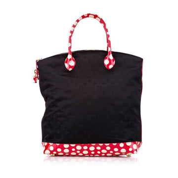 Louis Vuitton x Yayoi Kusama Lockit MM Black Leather/canvas