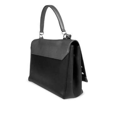 Gray Louis Vuitton Eyelet LockMe II Satchel