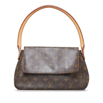 Louis Vuitton Looping Mini Monogram Leather/canvas